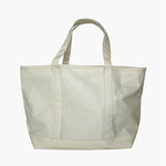 Coated Canvas Large Tote - Natural