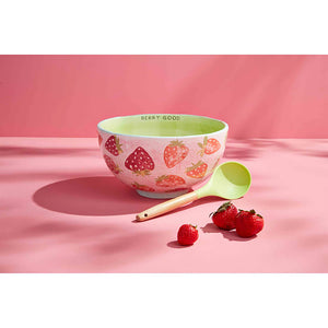 Strawberry fruit bowl set