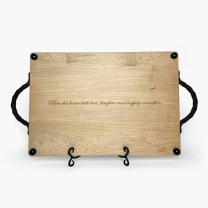Maple Rectangle Board with Handles
