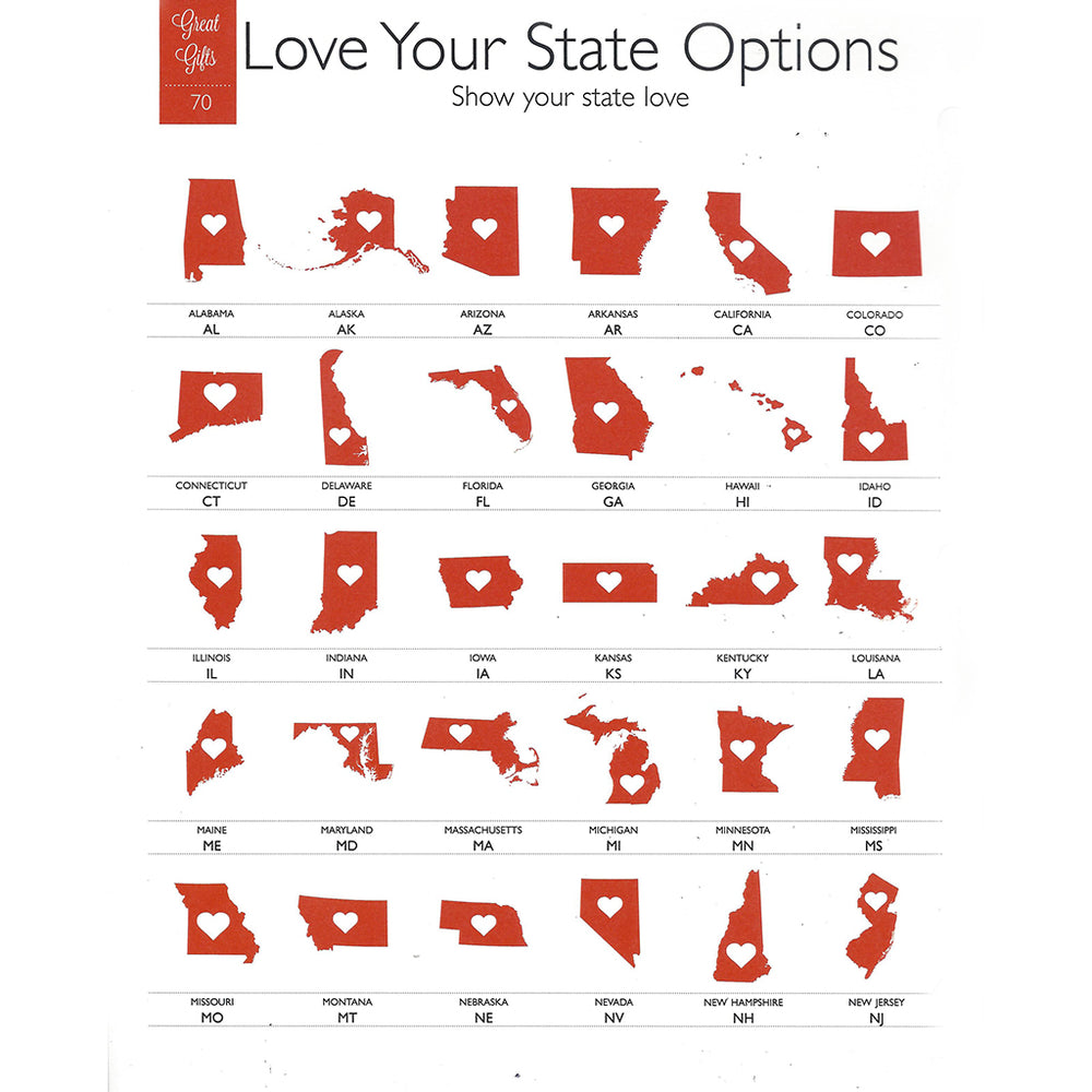 state outlines