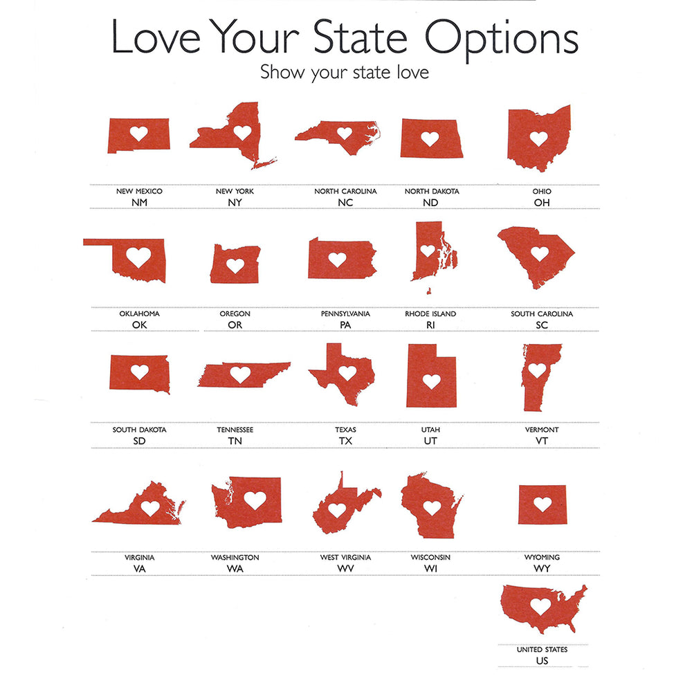state outlines