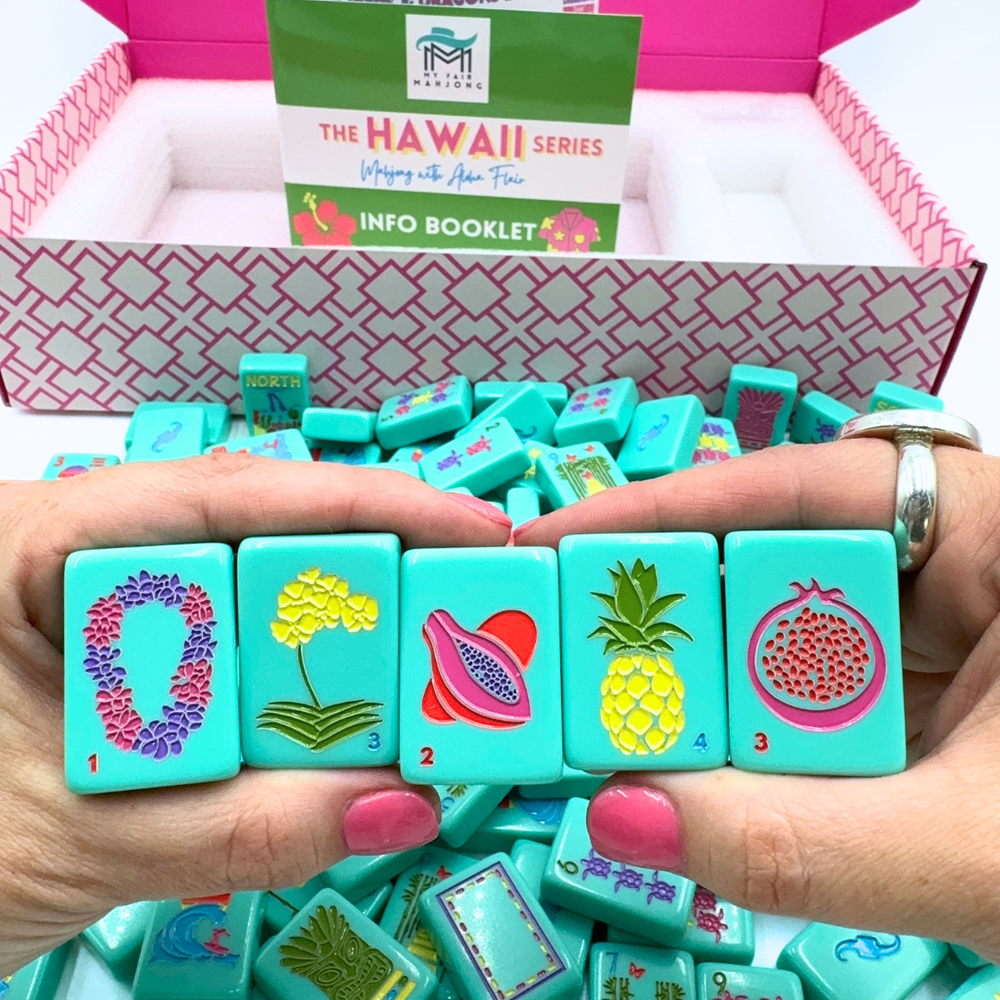 THE HAWAII SERIES | Mahjong Tile Set with Aloha Flair