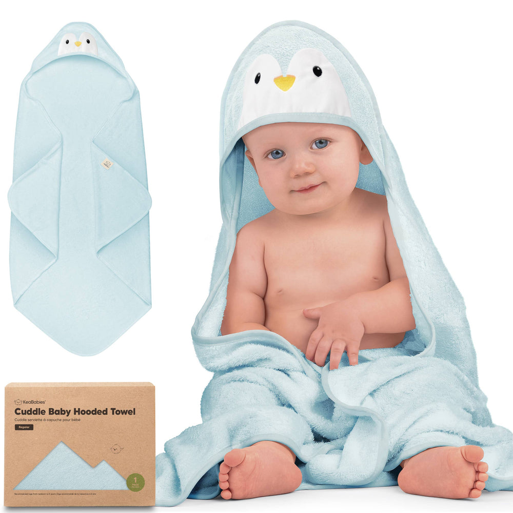 Cuddle Baby Hooded Towel - Penguin