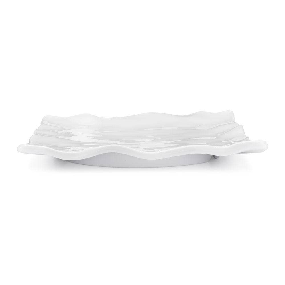 Ruffle 12" Small Square Platter: 12"