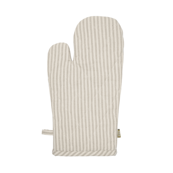 Oven Glove Manor Stripe - Taupe
