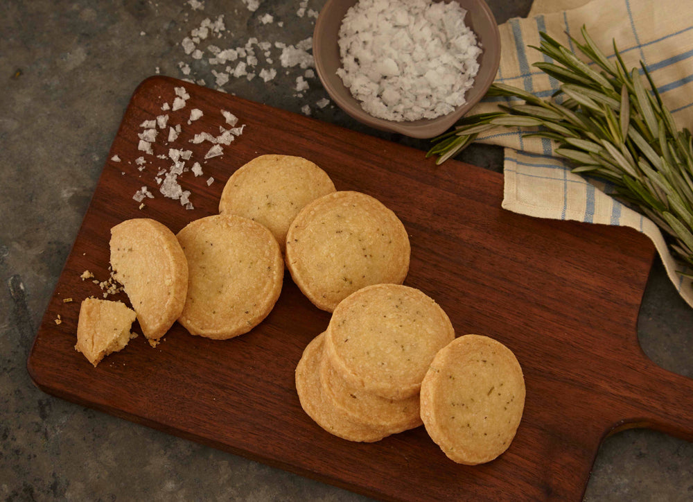 Salted Rosemary Shortbread - 6 oz