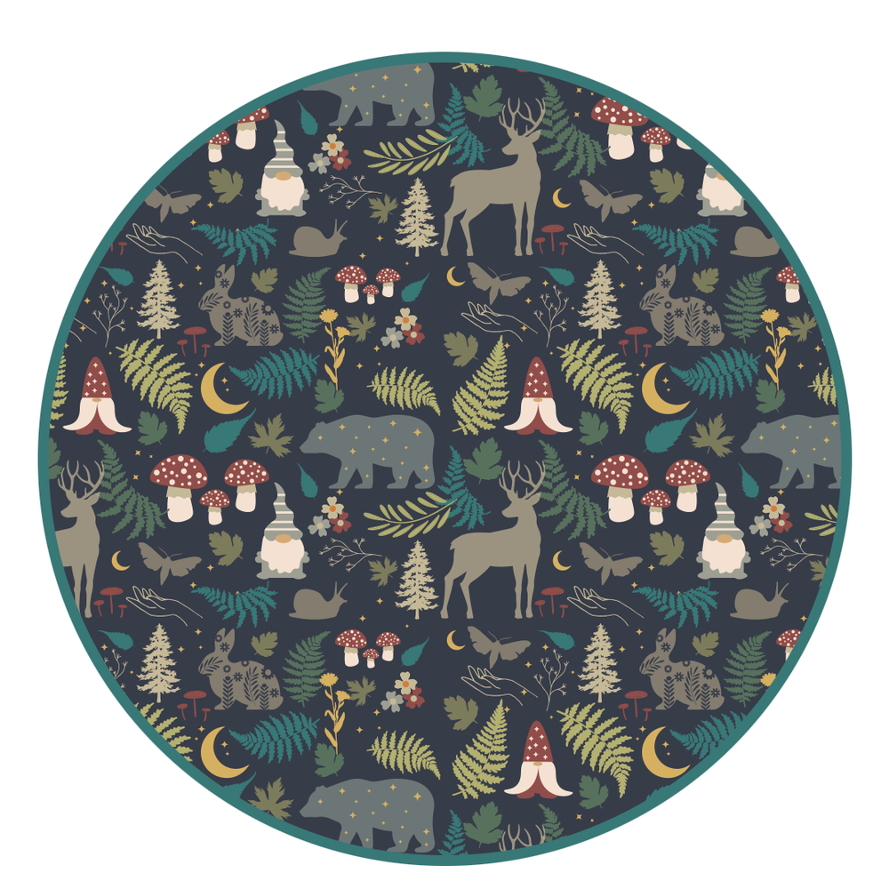 Newborn Gown Set - Night Forest