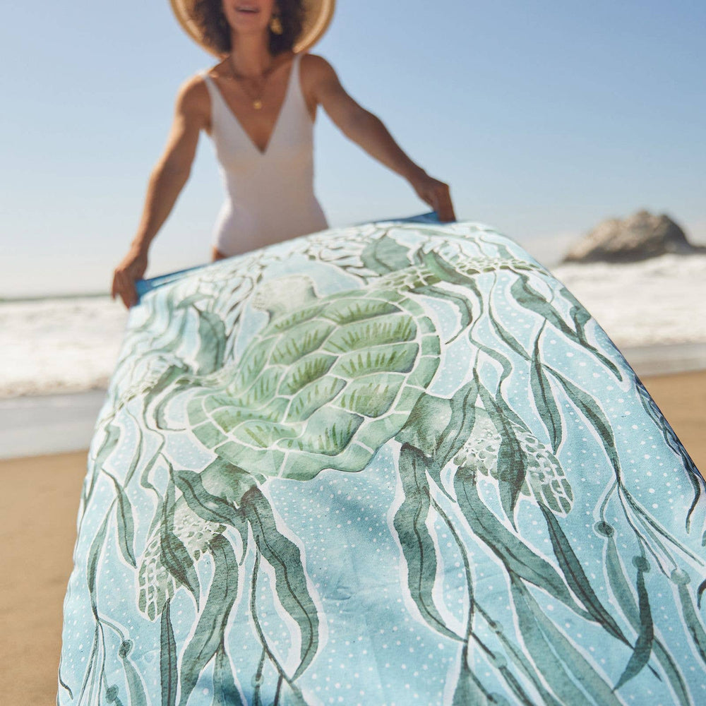 MARINE TURTLE Reversible Beach Towel