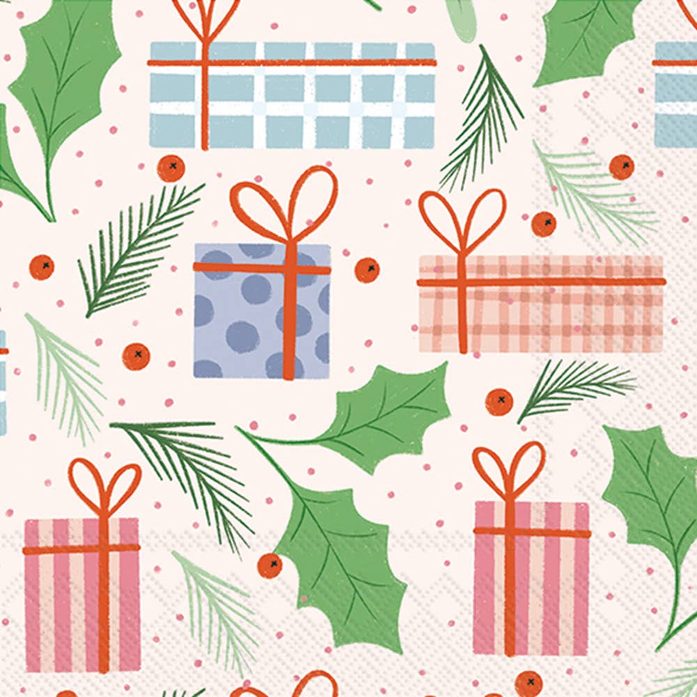 Paper Lunch Napkins 20/pack Presents Christmas