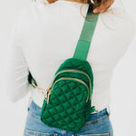 Puffer Bum Bag: Emerald
