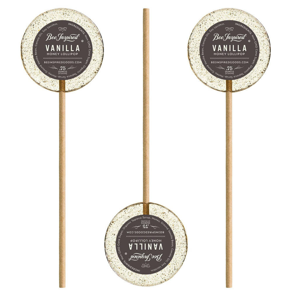 Holiday Honey Lollipops: Artisan Winter Treats | Box of 50: Cinnamon