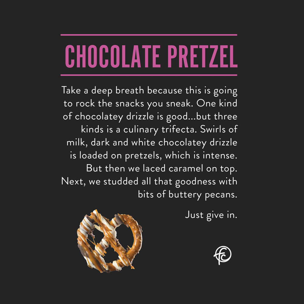 Chocolate Pretzel | Chocolate Pretzels | 19-ounce Canisters