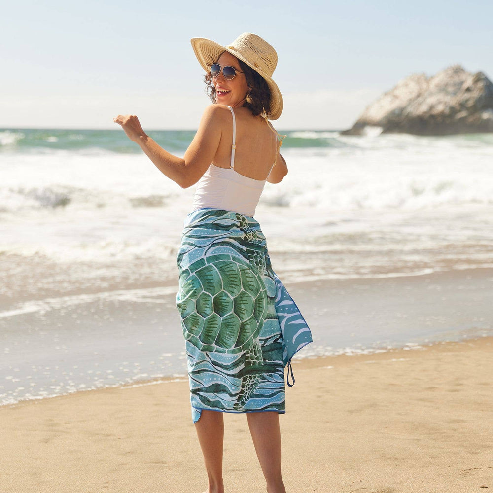 MARINE TURTLE Reversible Beach Towel
