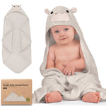 Cuddle Baby Hooded Towel: Hippo