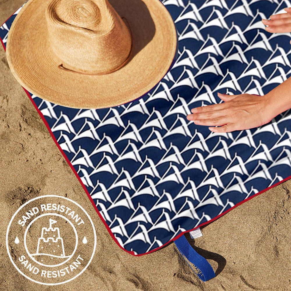 SAILBOATS Reversible Beach Towel