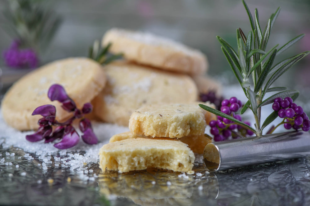 Salted Rosemary Shortbread - 6 oz