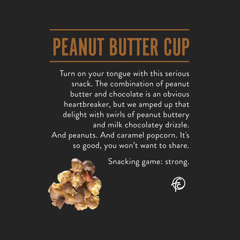Peanut Butter Cup | Caramel Chocolate Popcorn | canisters
