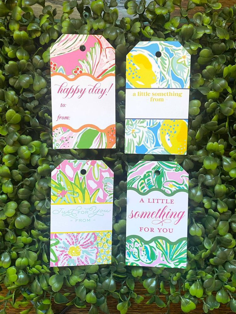 Gift Tag Set - Preppy Prints Variety Pack Of 8