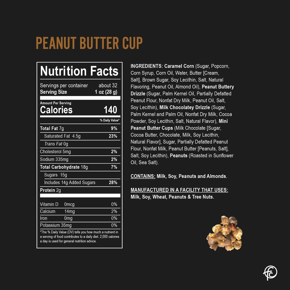 Peanut Butter Cup | Caramel Chocolate Popcorn | canisters