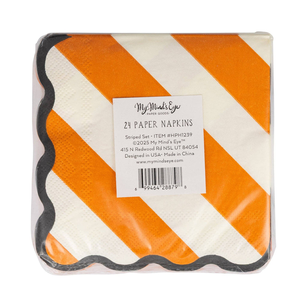 HPH1239 - Striped Cocktail Napkin Set