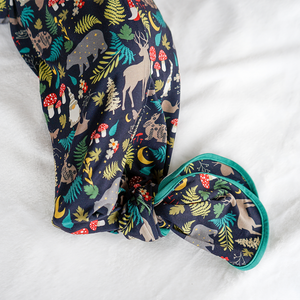 Newborn Gown Set - Night Forest