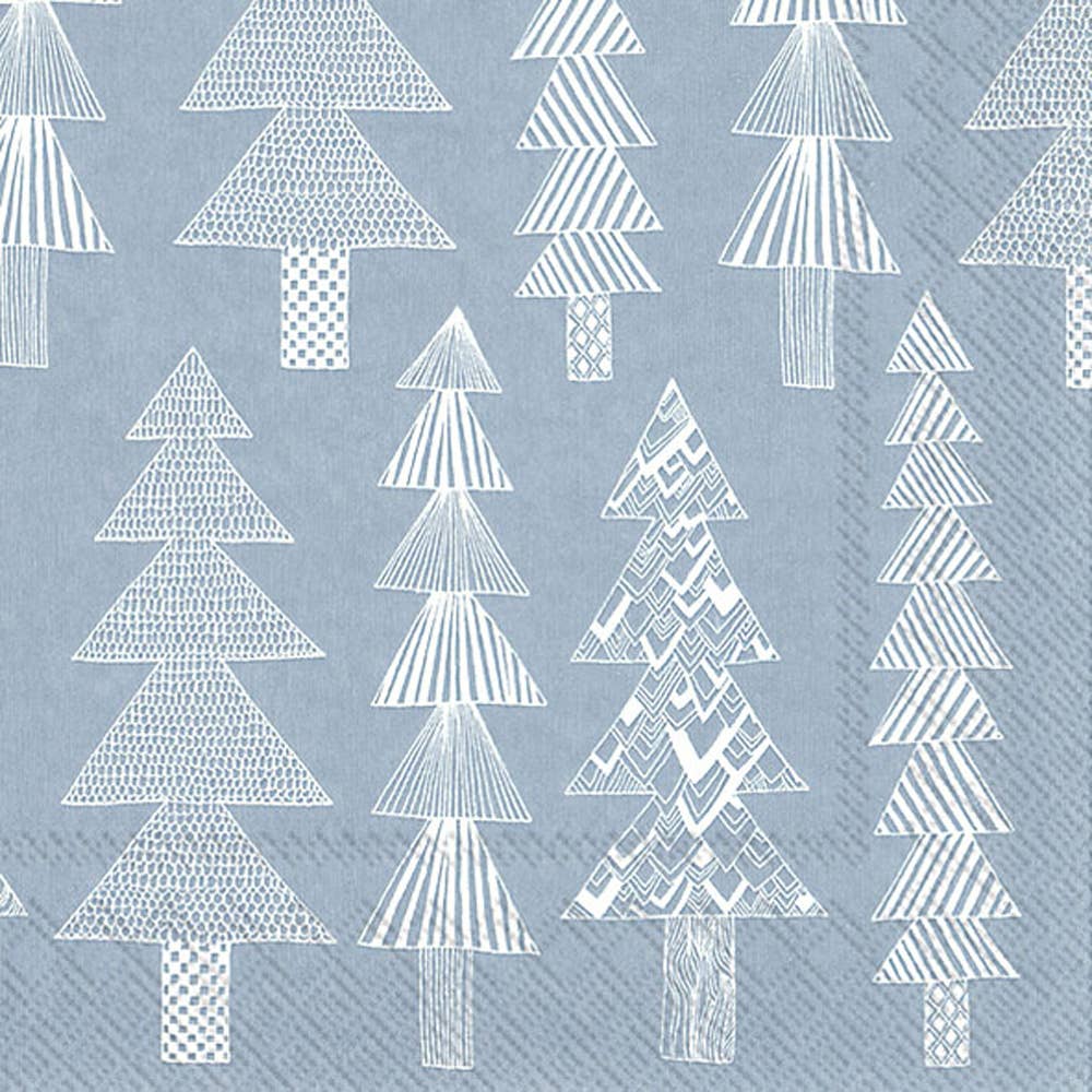 Paper Cocktail Napkins 20 ct Kuusikossa Light Bl Marimekko