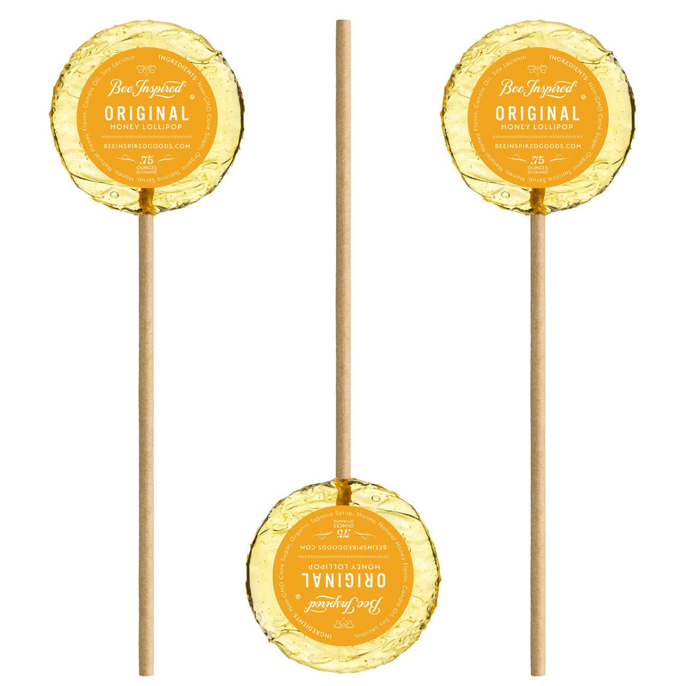 Holiday Honey Lollipops: Artisan Winter Treats | Box of 50: Cinnamon