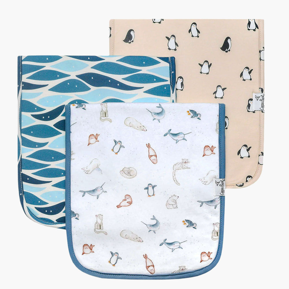Arctic Burp Cloth Set