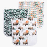 Bison Burp Cloth Set