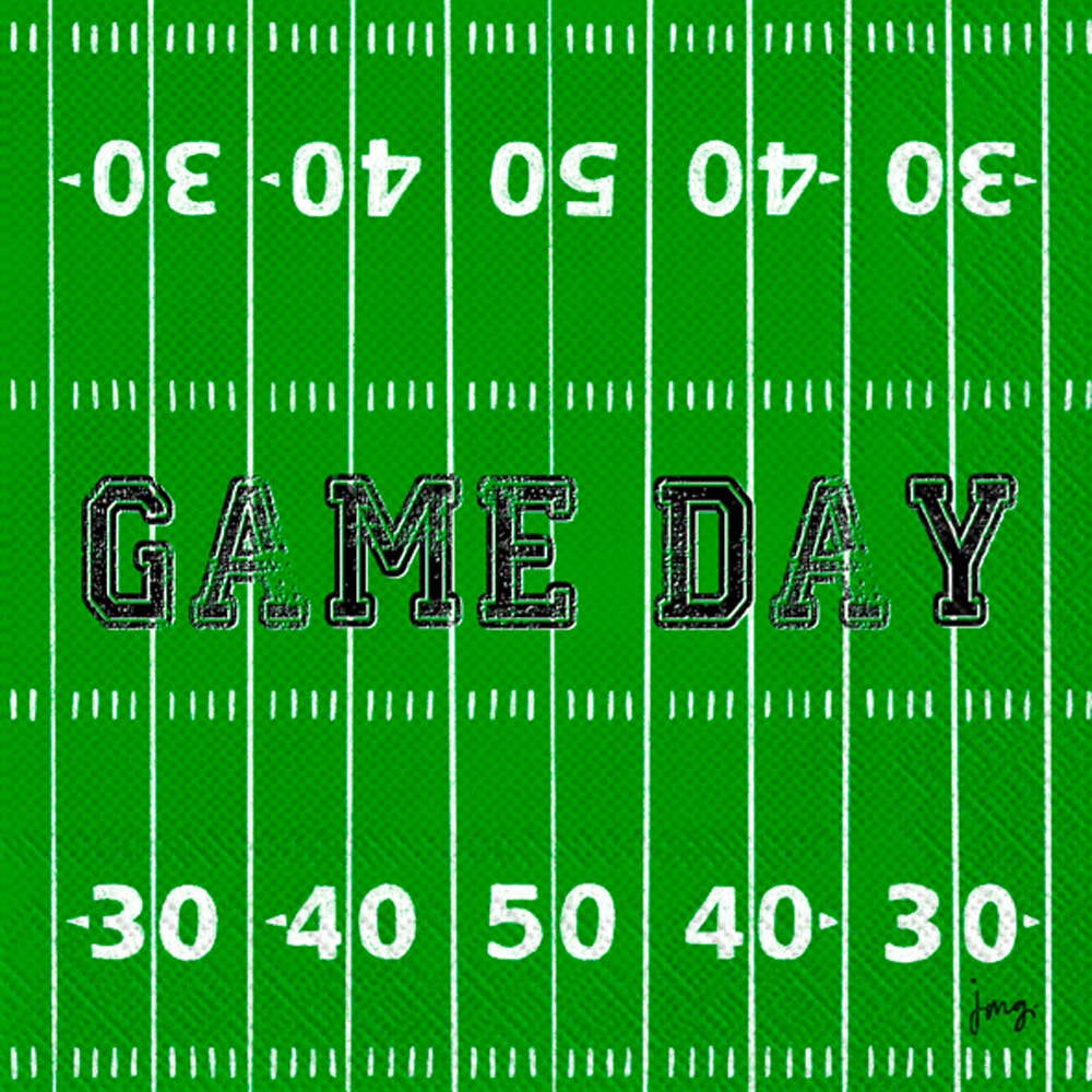 Game Day Field Football Cocktail Paper Napkins