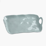 aqua melamine platter