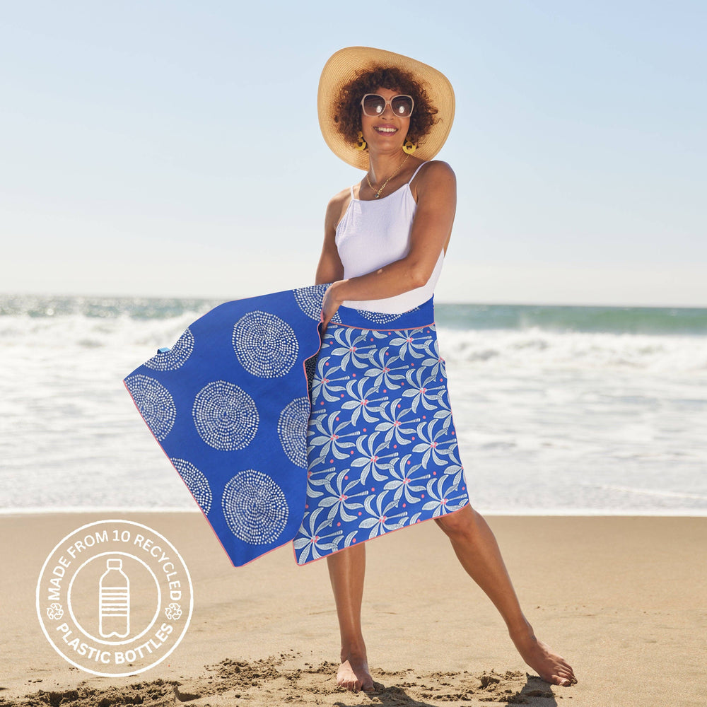 PALM BUNCH Reversible Beach Towel