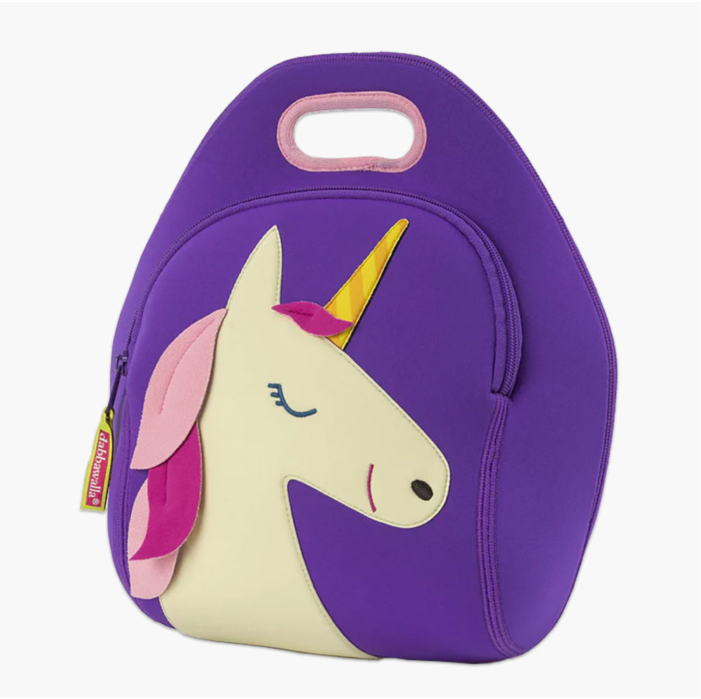 unicorn machine washable kid lunch bag