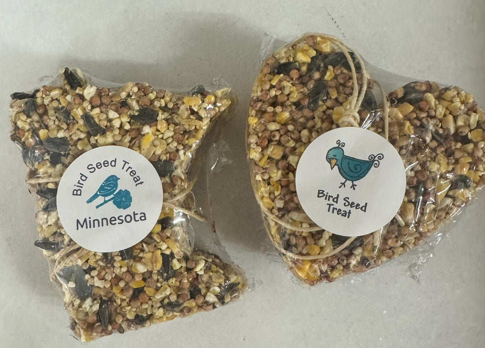 Bird Seed Treat Hearts and States