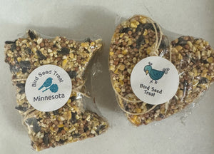Bird Seed Treat Hearts and States