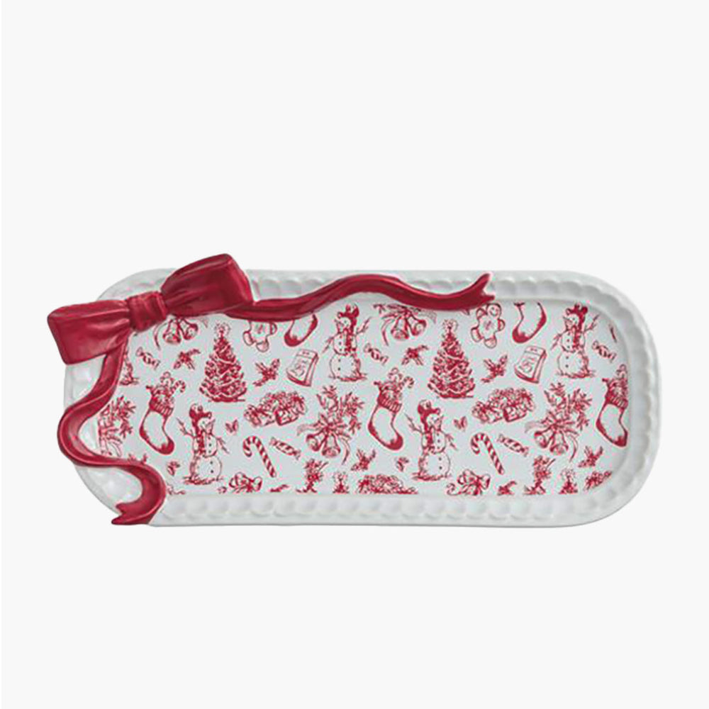 Bow Toile Everything Plate
