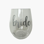 Bride Acrylic Wine Glass