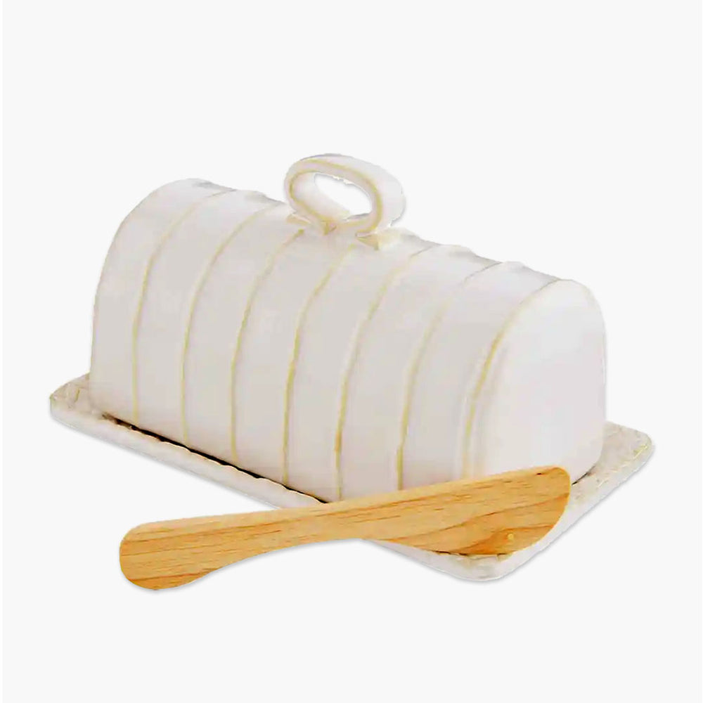 
            
                Load image into Gallery viewer, stoneware butter dish
            
        