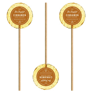 Holiday Honey Lollipops: Artisan Winter Treats | Box of 50: Cinnamon