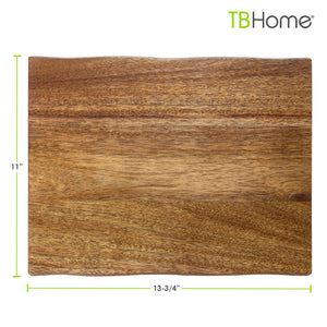 Acacia Wood Live Edge Charcuterie Board