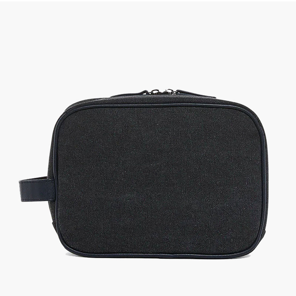 Coated Canvas Toiletry Bag - Indigo