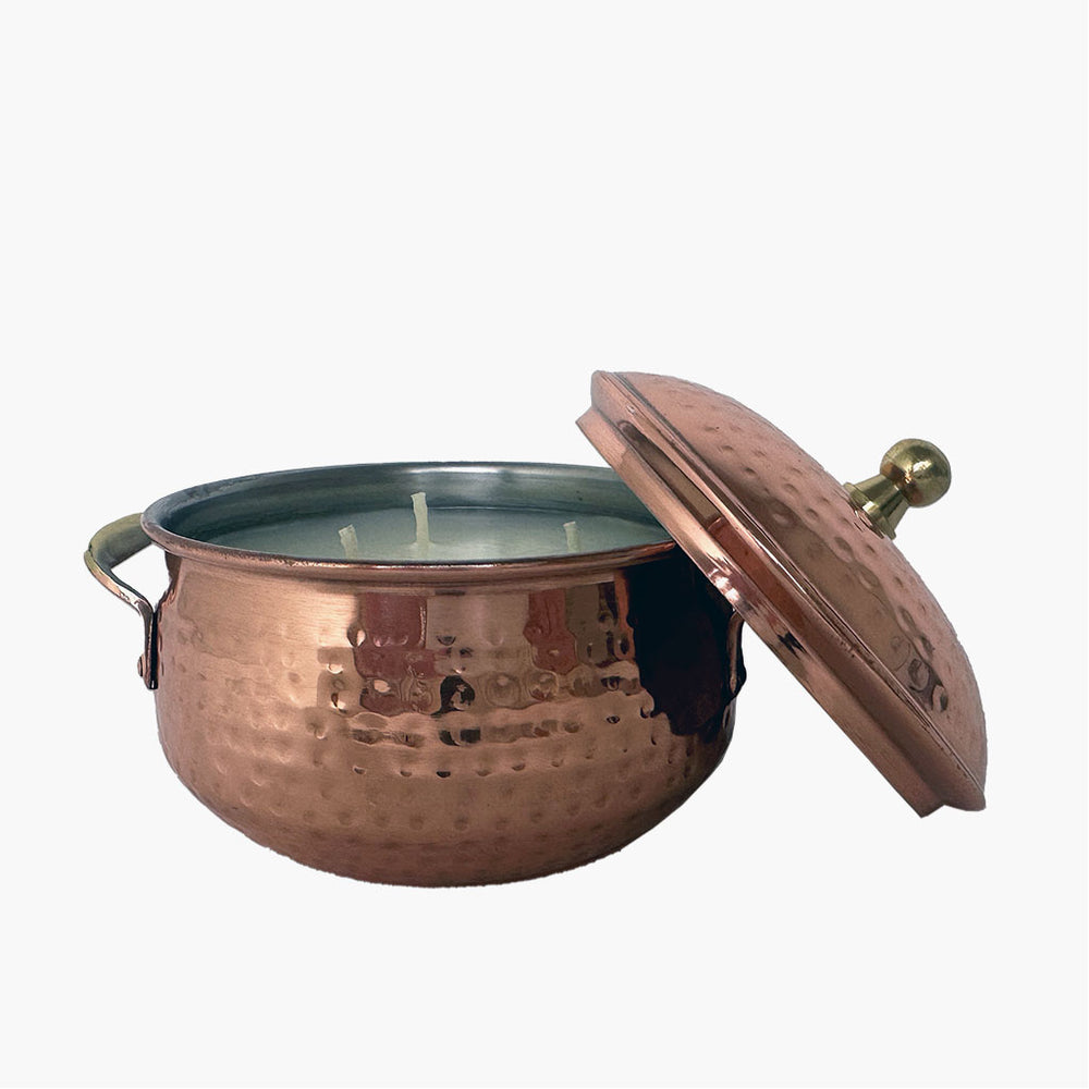 Simmered Cider Copper Pot 3-Wick Candle