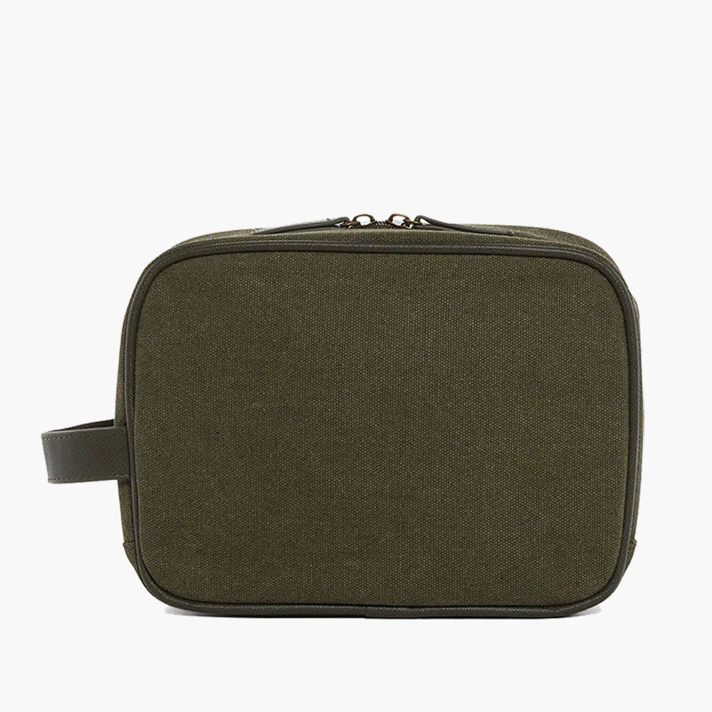 Coated Canvas Toiletry Bag - Cactus