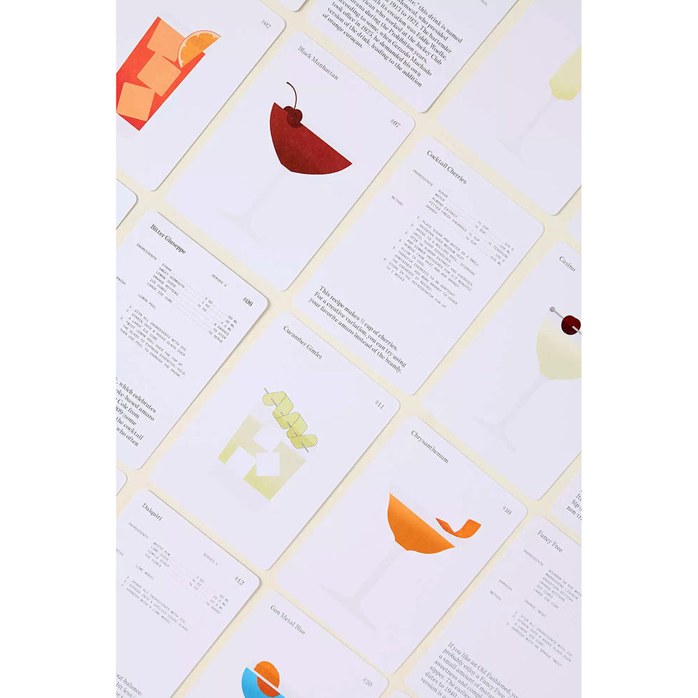Cocktail Recipe Cards - Aperitif
