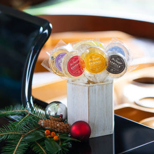 Holiday Honey Lollipops: Artisan Winter Treats | Box of 50: Cinnamon