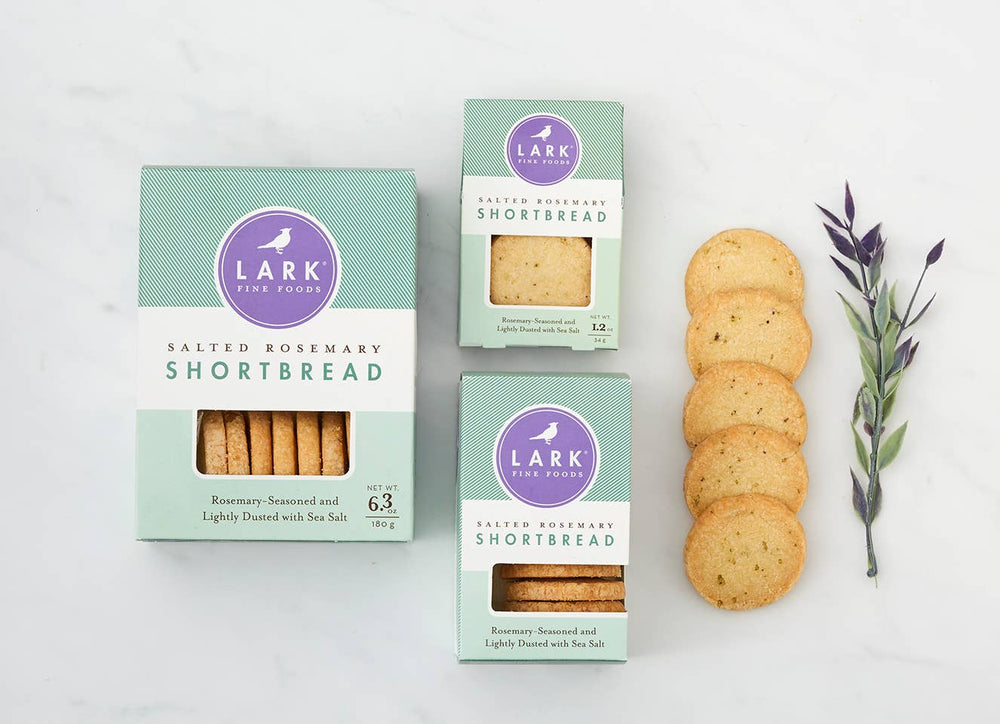Salted Rosemary Shortbread - 6 oz