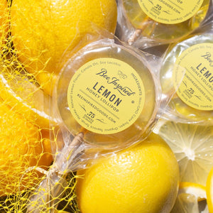 Holiday Honey Lollipops: Artisan Winter Treats | Box of 50: Cinnamon