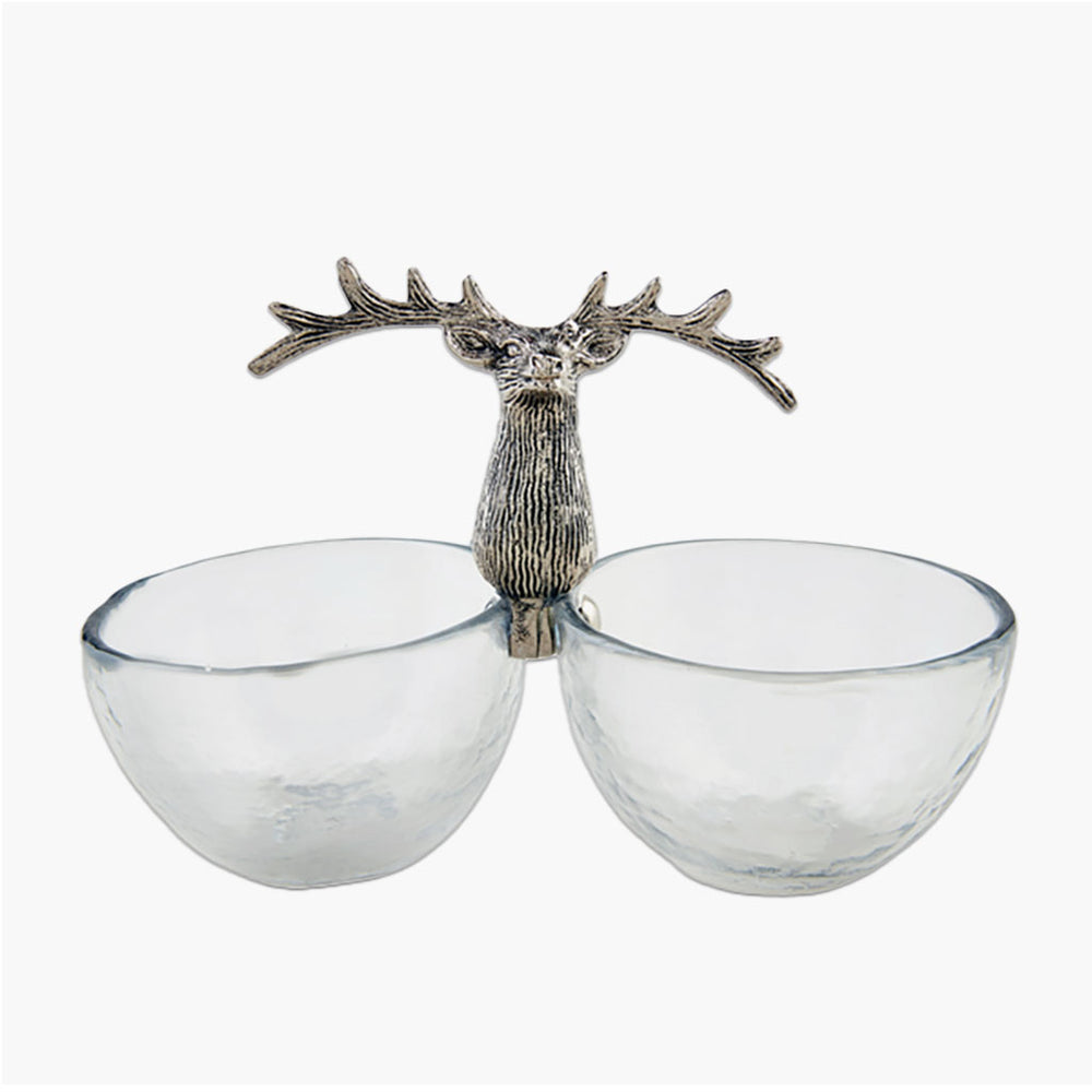 Deer Double Dip Dish