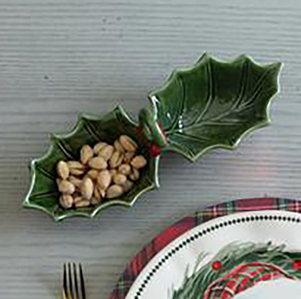 Double Holly Tidbit Set