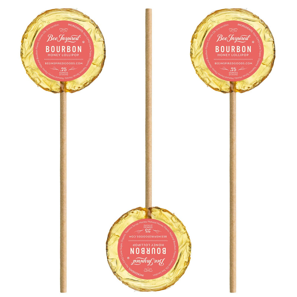 Holiday Honey Lollipops: Artisan Winter Treats | Box of 50: Cinnamon